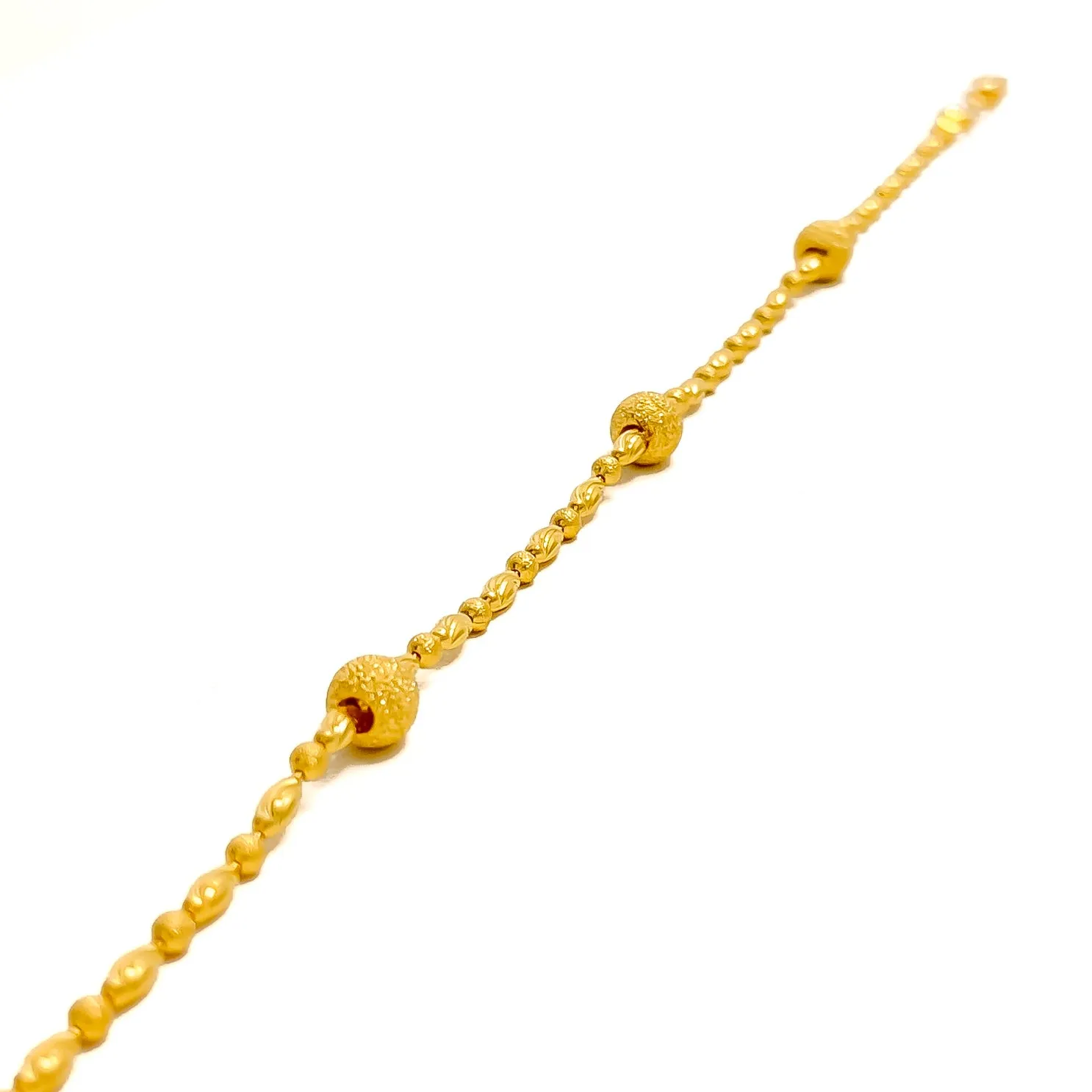Gorgeous Beaded 22K Gold Bracelet