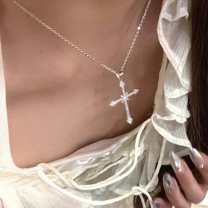 Gothic Large Cross Necklace