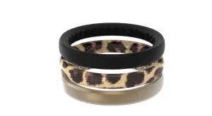 Groove Ring Stackable Leopard