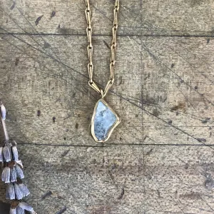 Guardian Pendant - Aquamarine