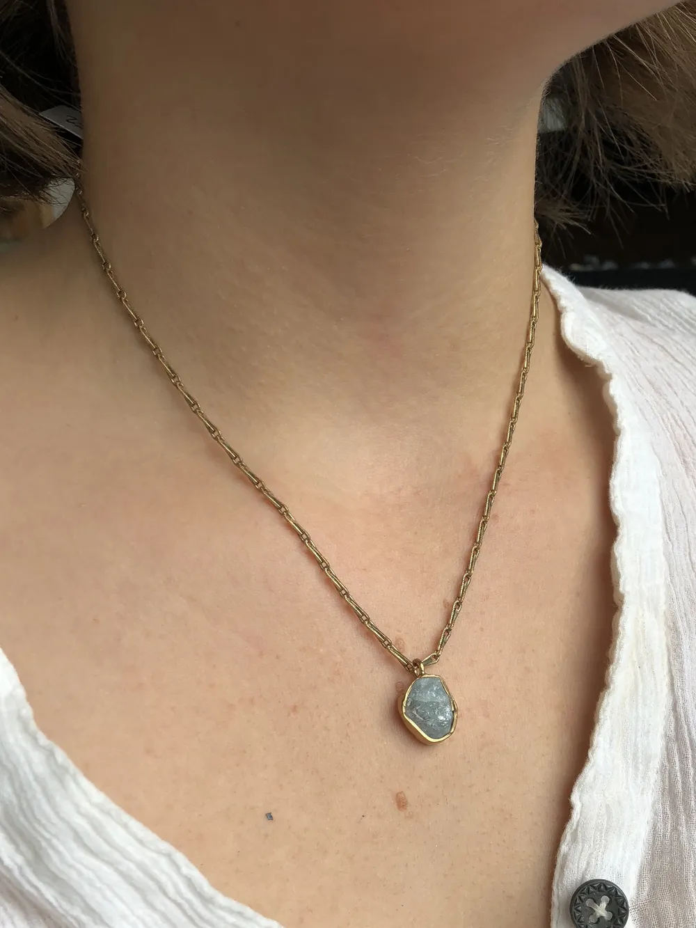 Guardian Pendant - Aquamarine