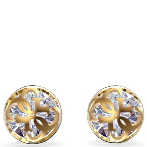 Guess 4G Logo Boule Gold Stud Earrings
