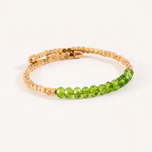 Haven Beaded Memory Wire Bracelet