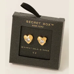 Heart Stud Earrings