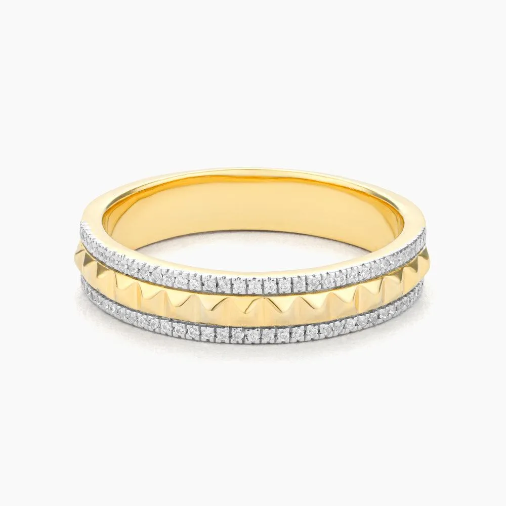 Hello Spring, Pyramid Stackable Ring