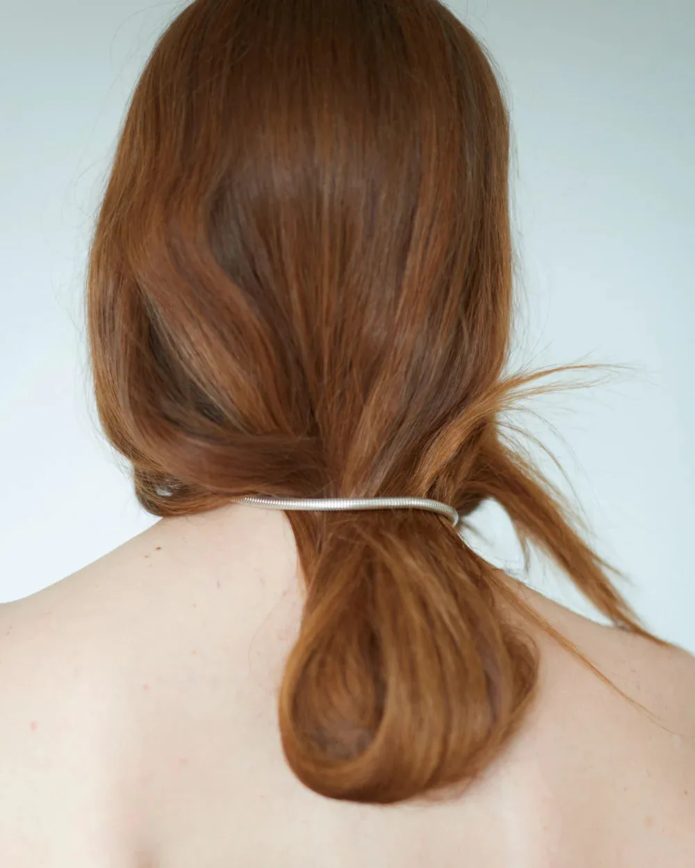hemisphere necklace in silver