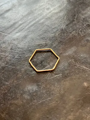 Hexagon Stackable Ring