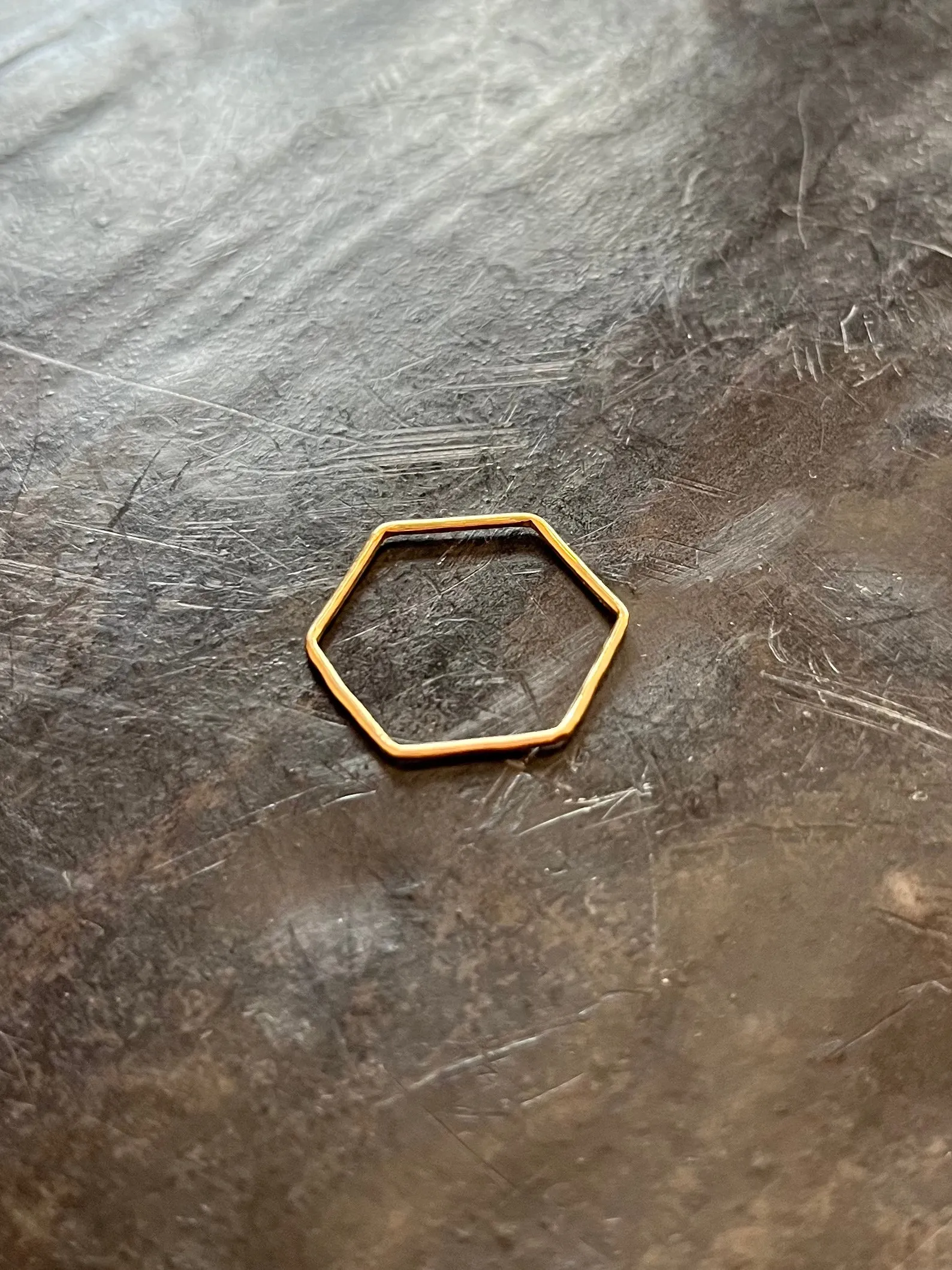 Hexagon Stackable Ring