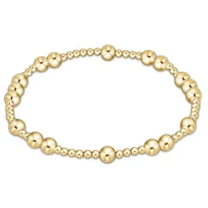 Hope Unwritten Gold Bead Bracelet 5mm