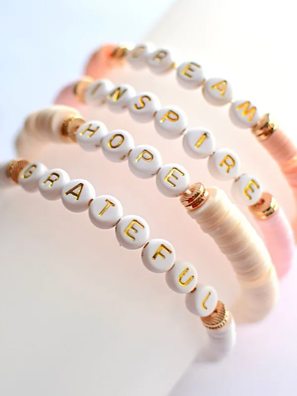 Inspirational Stack Bracelets