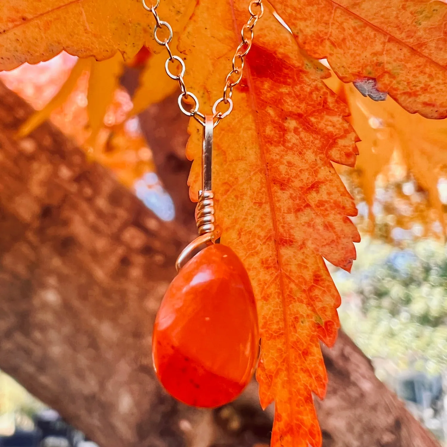 Intention Necklace Bottle - Creative Carnelian