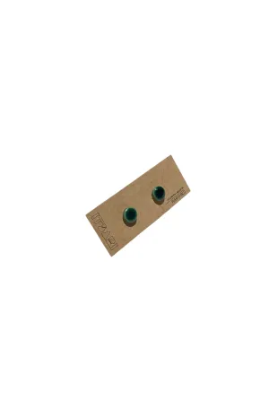 ITSARI- Mini Studs- Green Circle