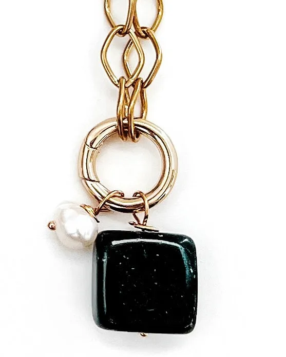 Jaylene Long Charm Necklace || Choose Color