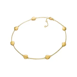 Jorge Revilla Sterling Silver 18k Yellow Gold Vermeil Chain – CL129-55/OM