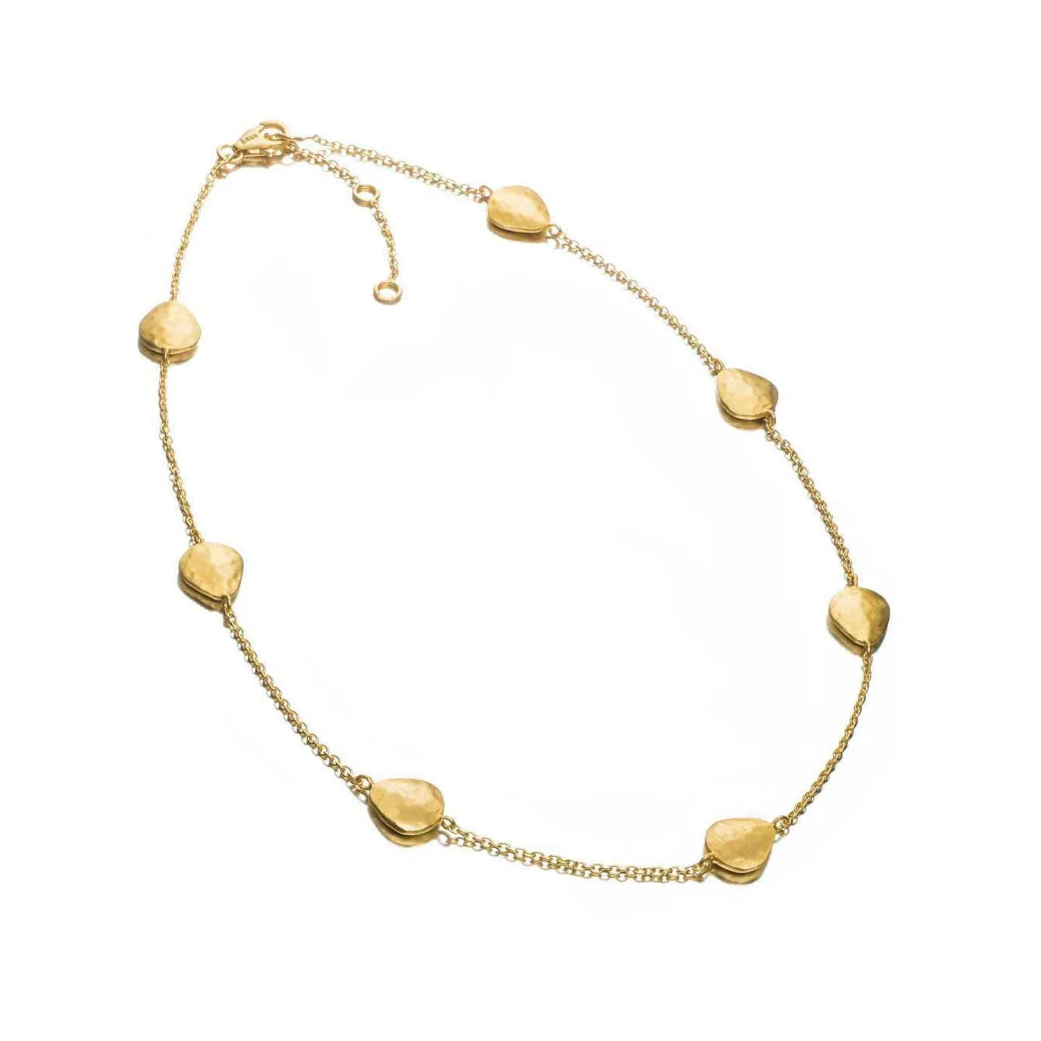 Jorge Revilla Sterling Silver 18k Yellow Gold Vermeil Chain – CL129-55/OM