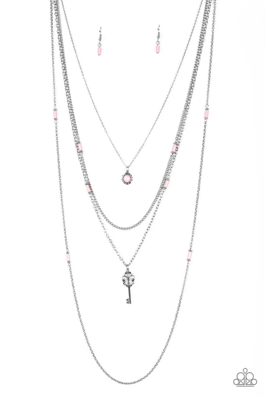 Key Keynote Pink Paparazzi Necklace