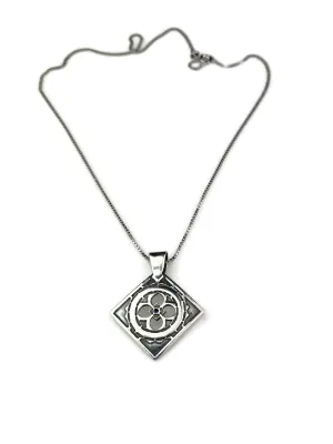 Kismet Silver Pendant w/ Sapphire Small