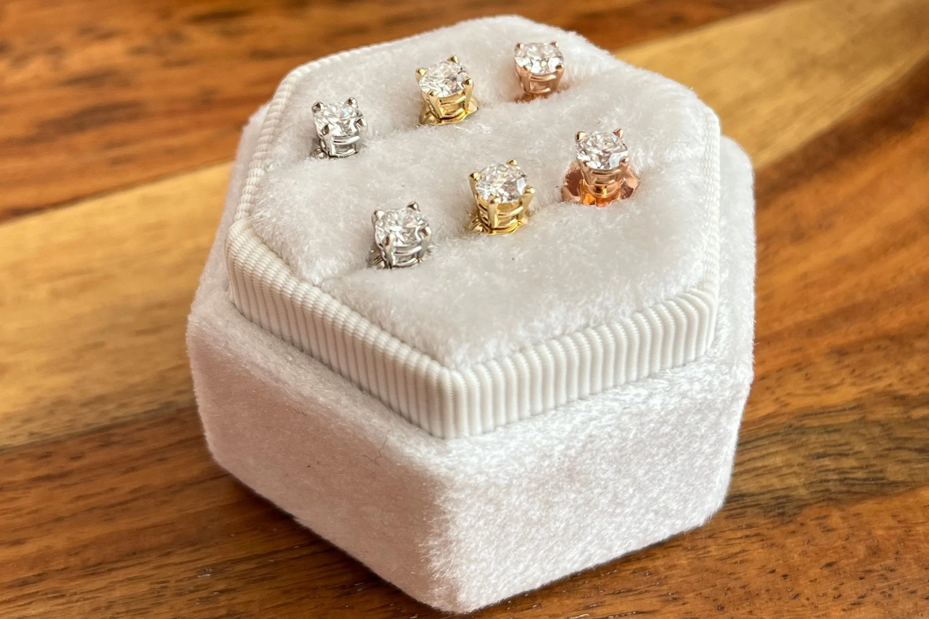 Lab-Grown 0.50tcw. Round Cut Diamond Studs