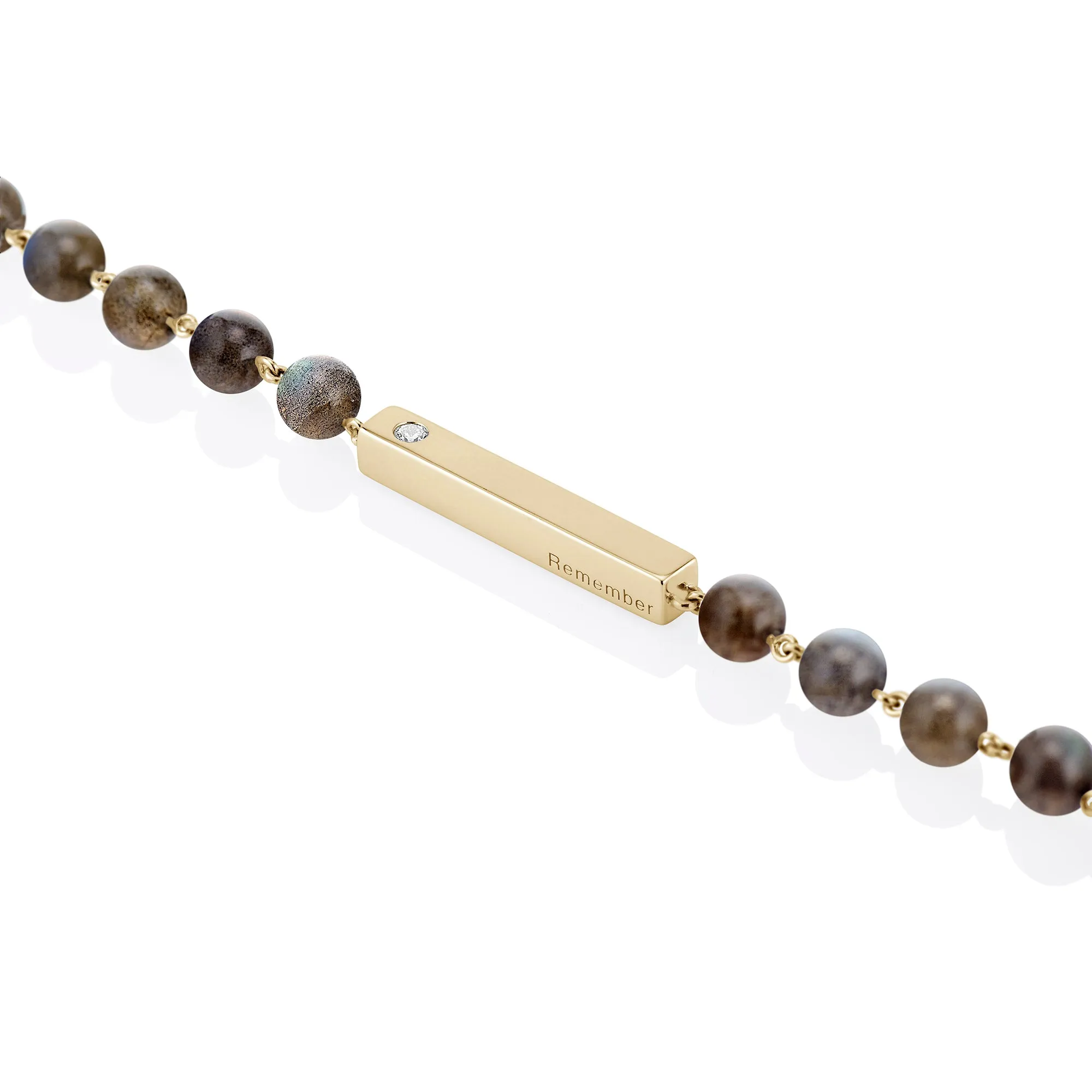 Labradorite Beaded Bracelet