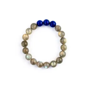 Labradorite Beaded  Bracelet