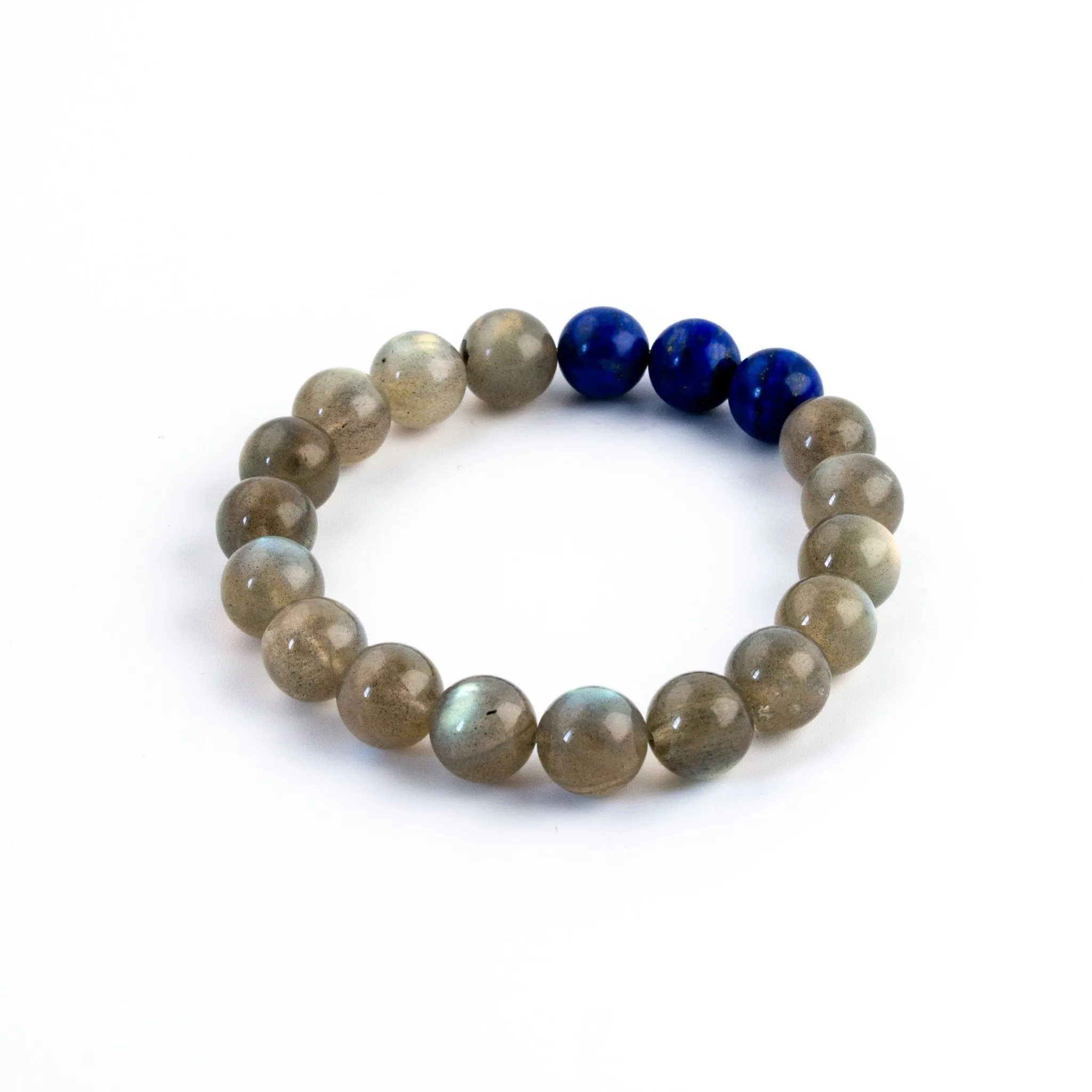 Labradorite Beaded  Bracelet