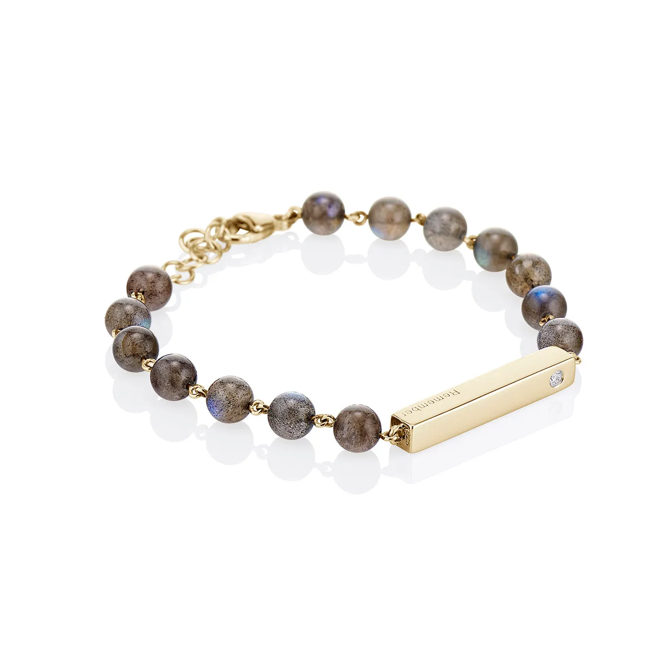 Labradorite Beaded Bracelet