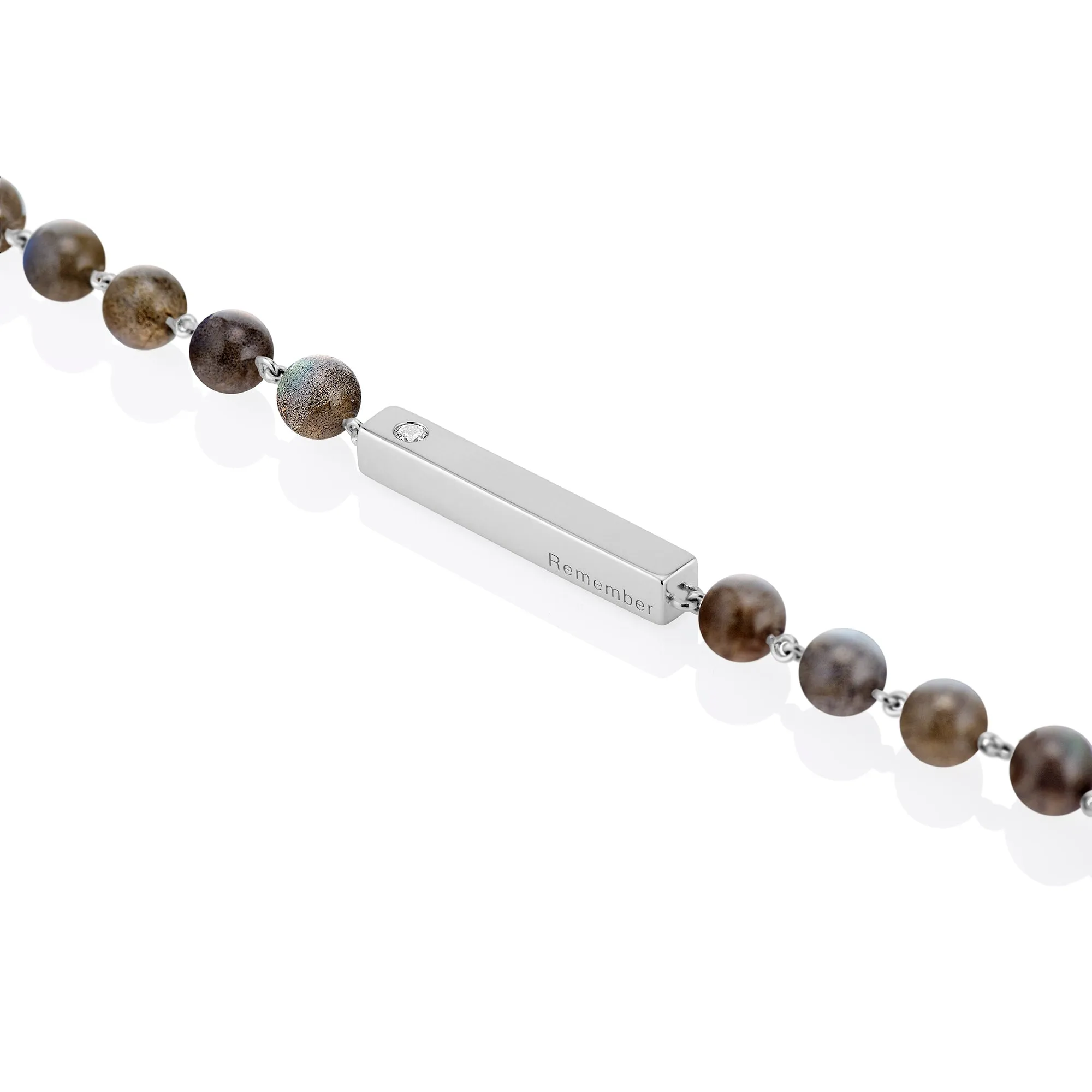 Labradorite Beaded Bracelet
