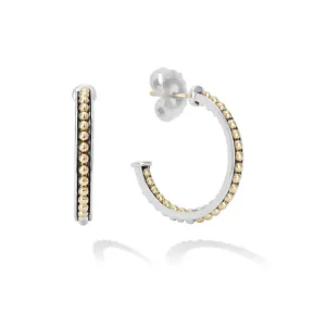 LAGOS KSL Small Tone Hoop Earrings