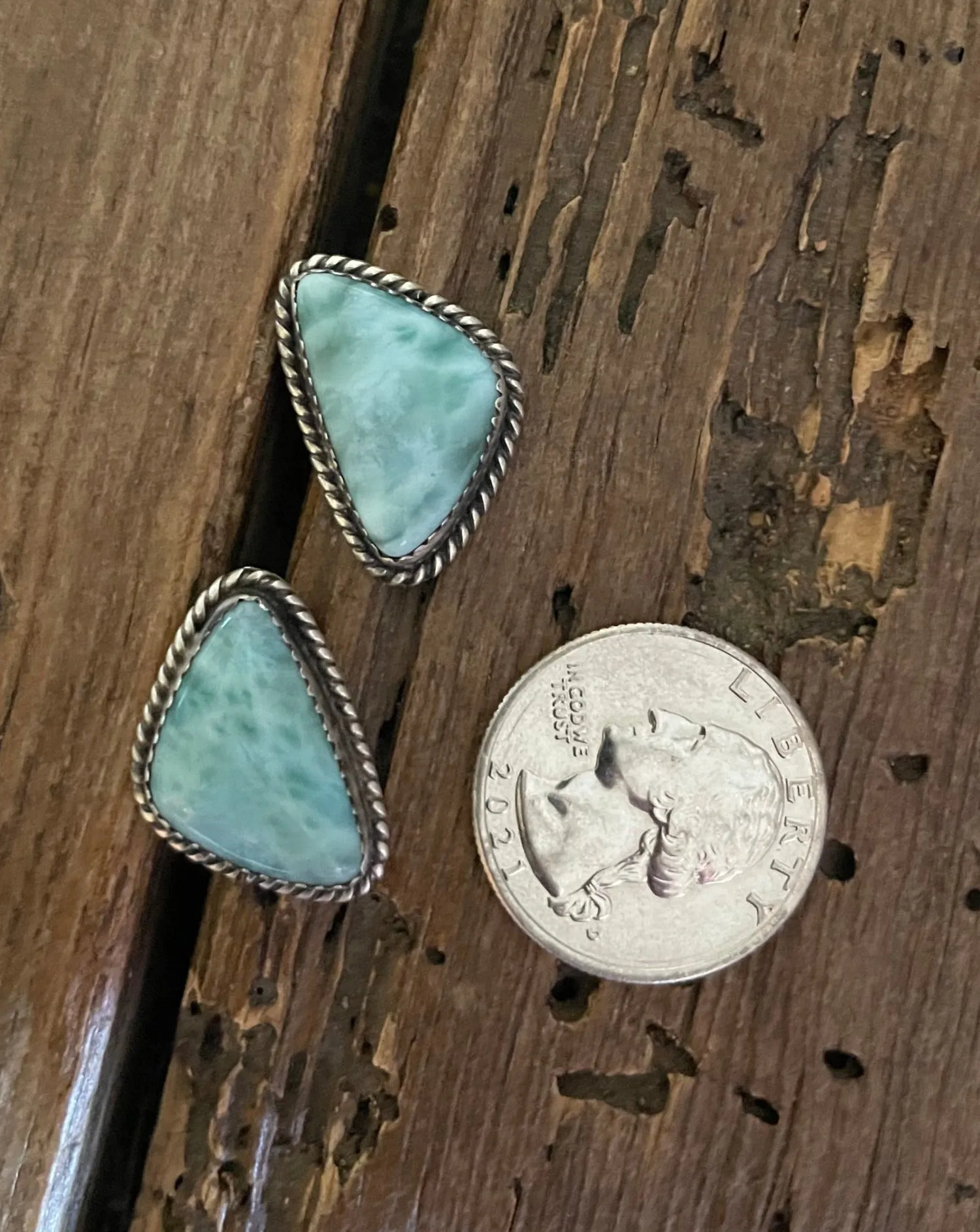 Larimar Earrings