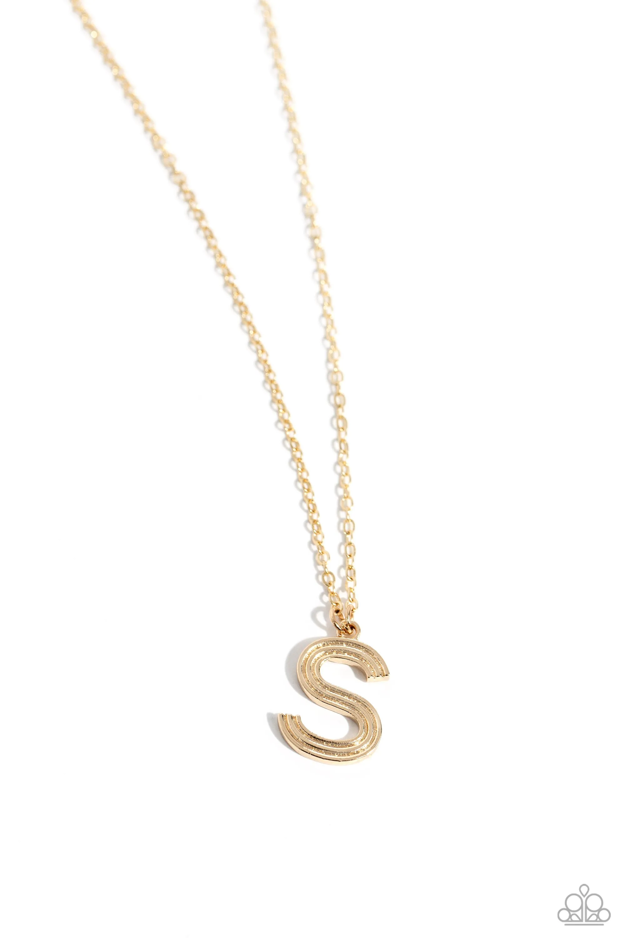 Leave Your Initial - S - Gold