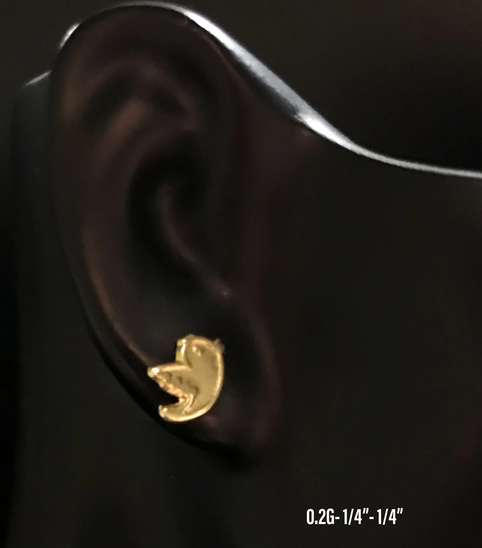 Little Bird Stud Earrings 10K solid gold