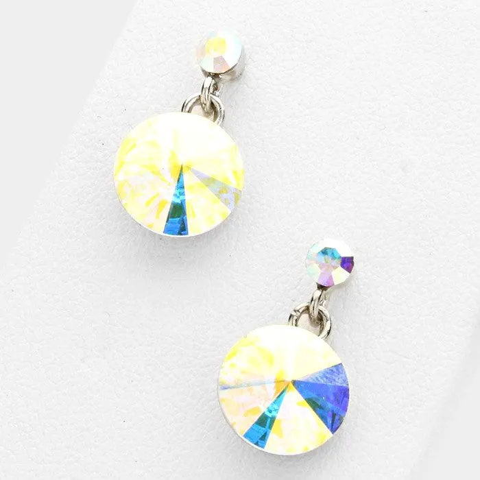 Little Girls AB on Silver Dangle Earrings | 120685