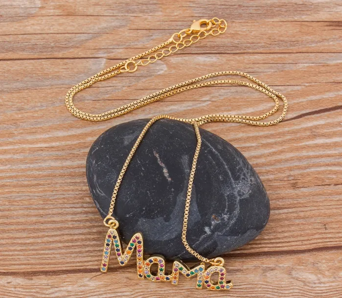 Mama Rainbow Necklace