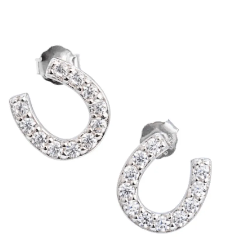MCJ Horseshoe Stud Earrings