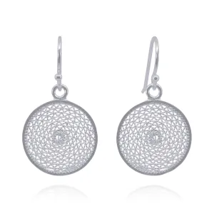 MELI SILVER SMALL EARRINGS FILIGREE