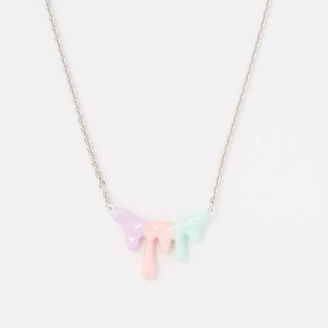 Melty Melt Necklace (Cotton Candy)【Japan Jewelry】