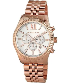 Michael Kors Men's Lexington Chronograph Steel Case Quartz Watch MK8313