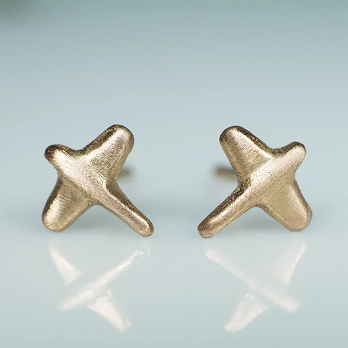 Mini Airplane Stud Earrings