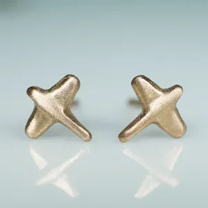 Mini Airplane Stud Earrings