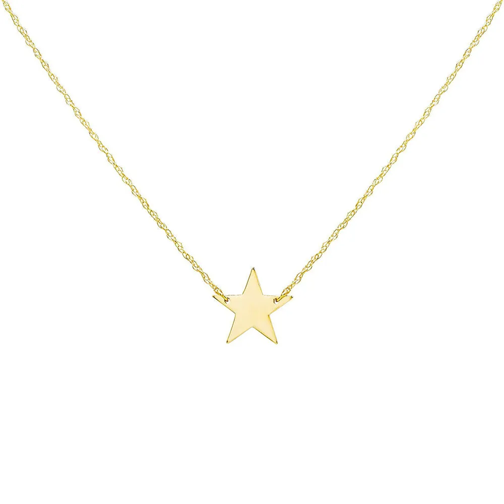 Mini Star Necklace 14K