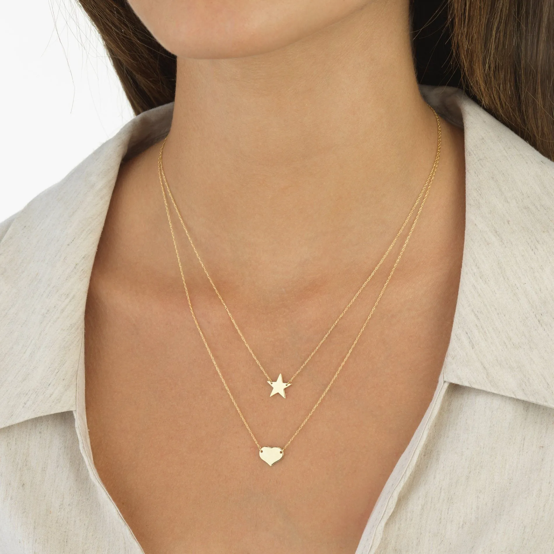 Mini Star Necklace 14K