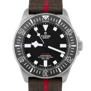 MINT 2023 PAPERS Tudor Pelagos FXD Black Titanium Watch 25717N 42mm Watch B P