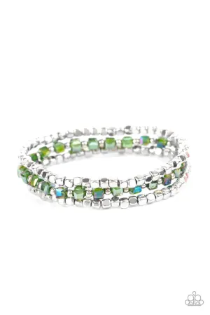 Mix and Mash Green Paparazzi Bracelet