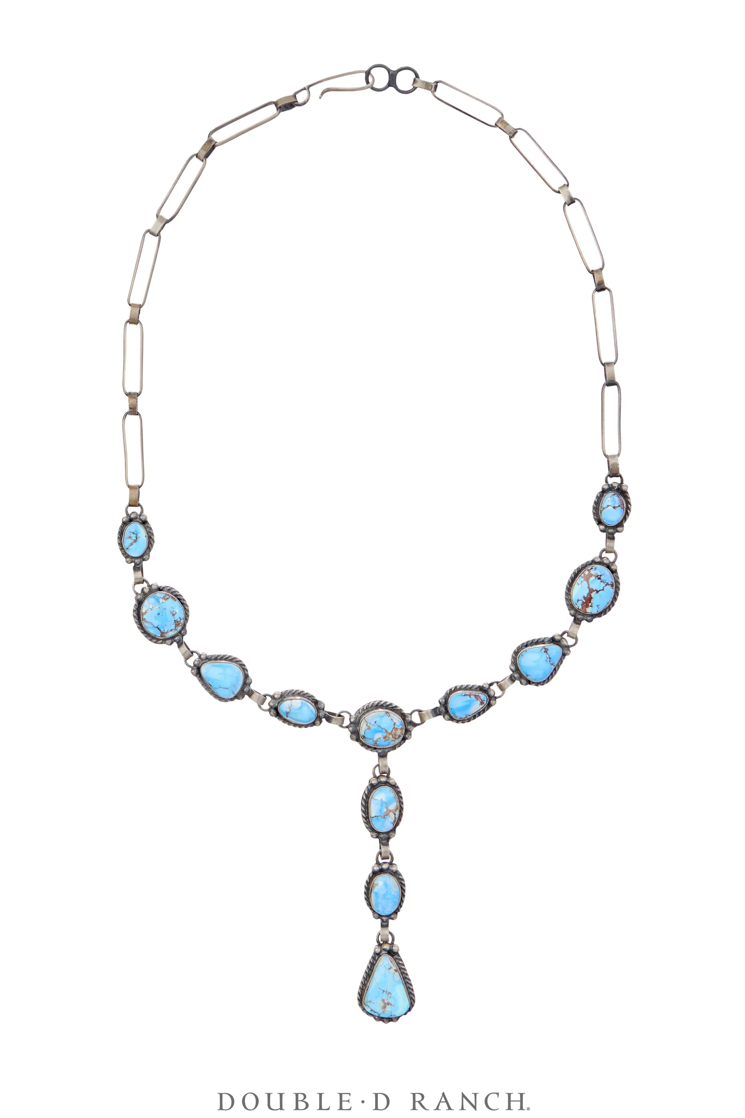 Necklace, Lariat, Turquoise, Golden Hills, Hallmark, Contemporary, 3523