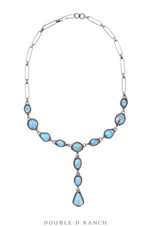 Necklace, Lariat, Turquoise, Golden Hills, Hallmark, Contemporary, 3523
