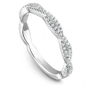 Noam Carver Twisted White Gold Diamond Band