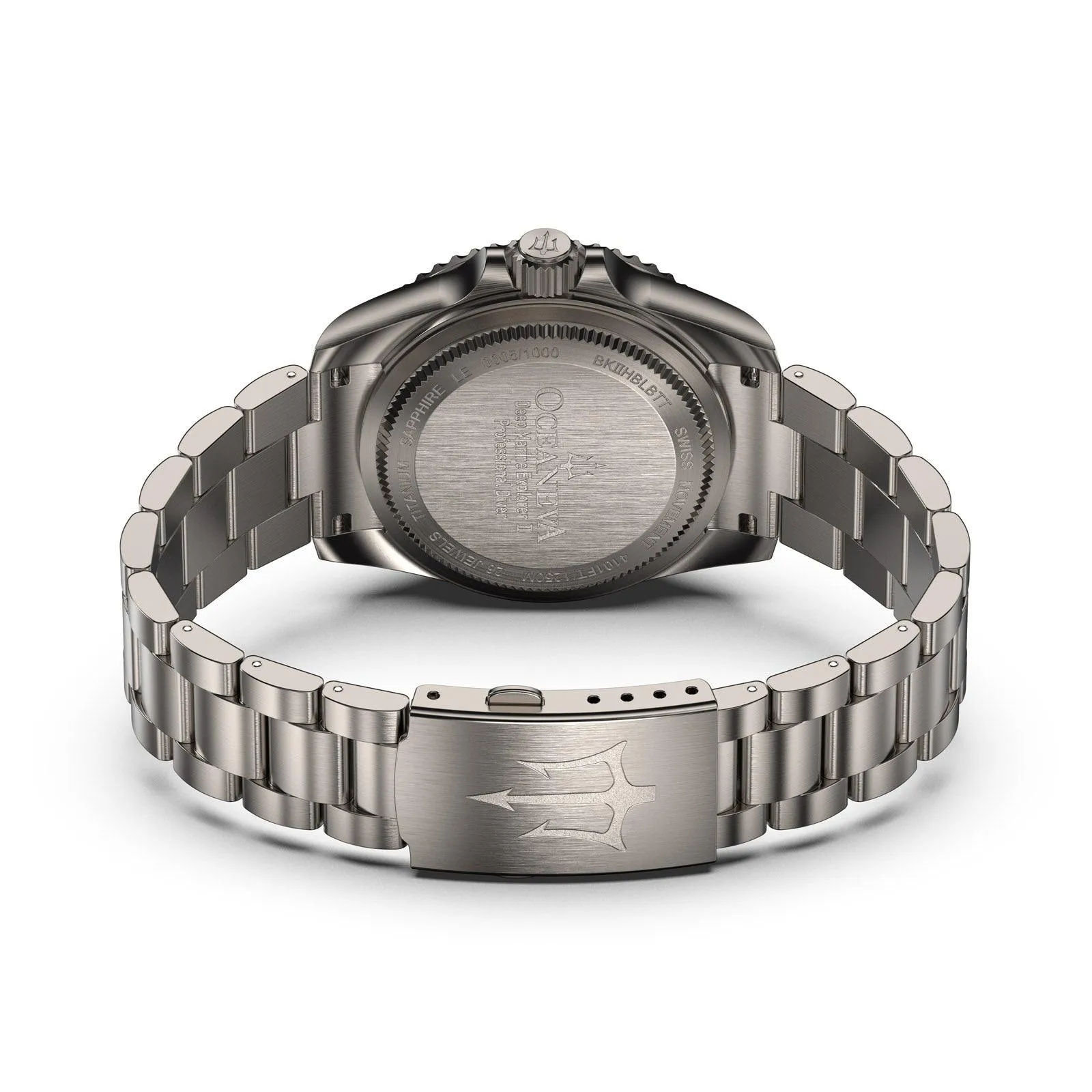 Oceaneva Titanium Deep Marine Explorer II Automatic 1250M Blue Black