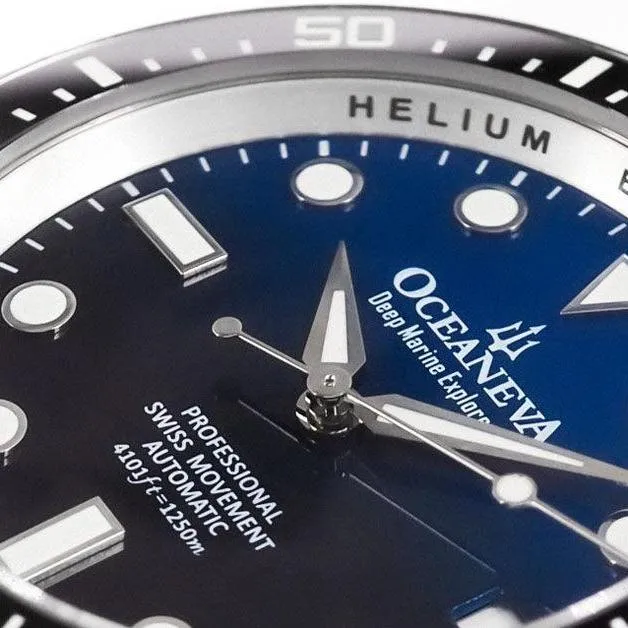 Oceaneva Titanium Deep Marine Explorer II Automatic 1250M Blue Black