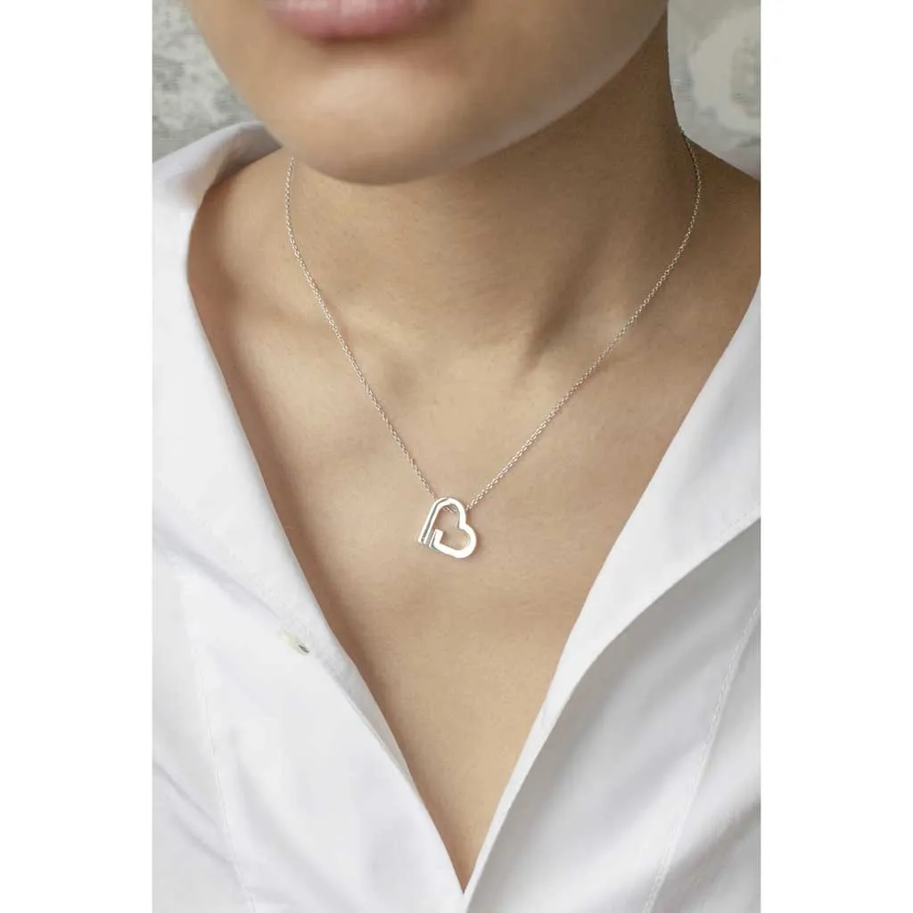 Omega Heart Necklace - Storytelling Jewelry