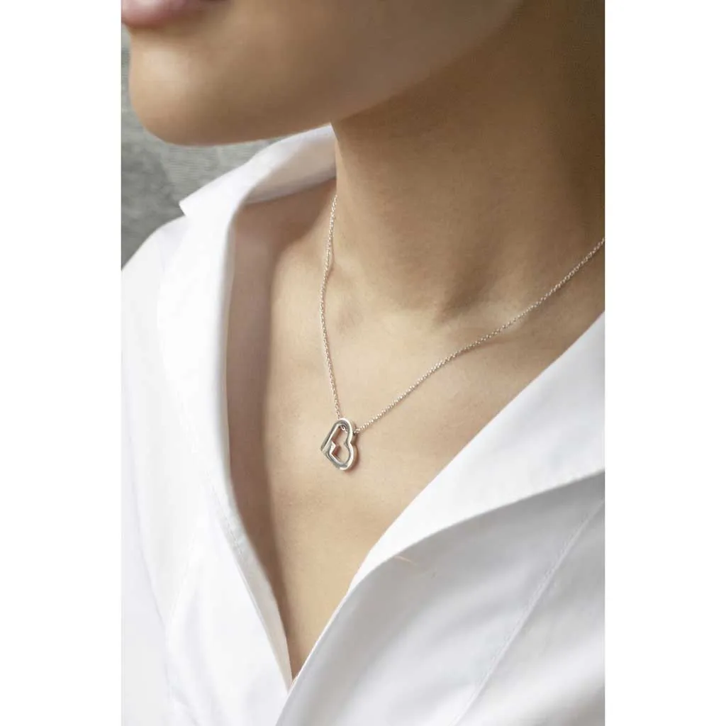 Omega Heart Necklace - Storytelling Jewelry